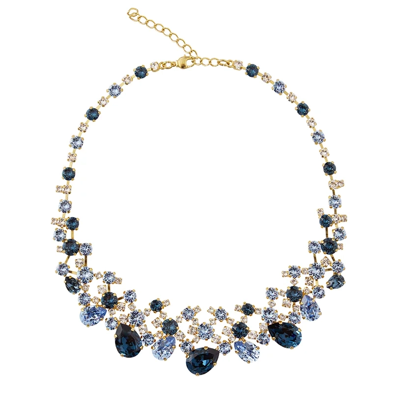 Caroline Svedbom - Aurelia Necklace Gold Blue Combo