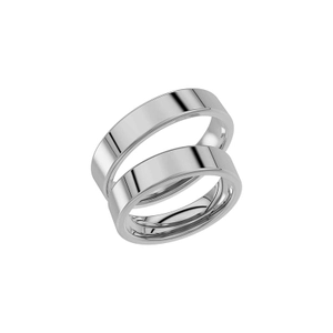 237-5 White Gold - Wedding & engagement rings - Schalins - Scandinavian design - Nordic Spectra