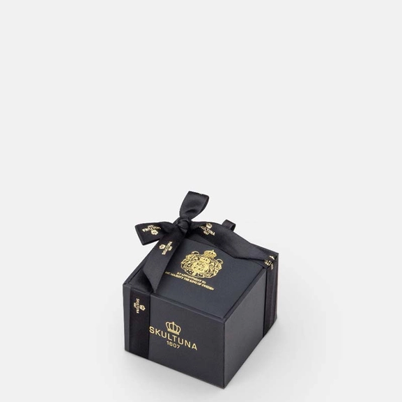 Cuff Links Crown Baroque Black Gold Plated - Skultuna - Snabb frakt & paketinslagning - Nordicspectra.se