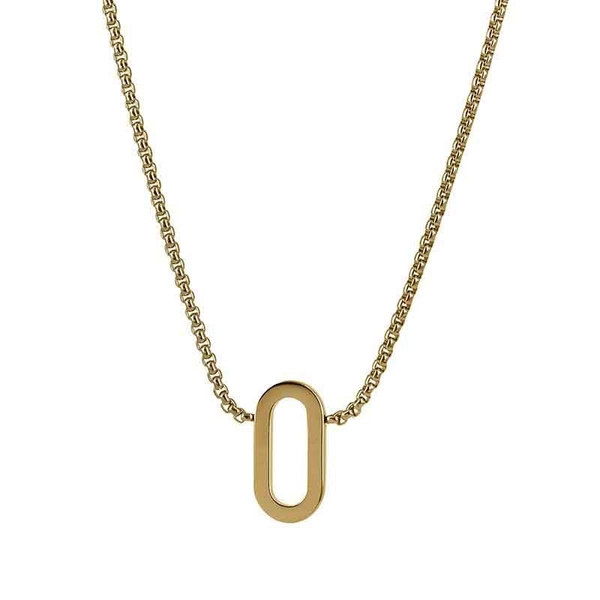 EXCELLENT Blank Halsband Guld - Astrid & Agnes - Snabb frakt & paketinslagning - Nordicspectra.se