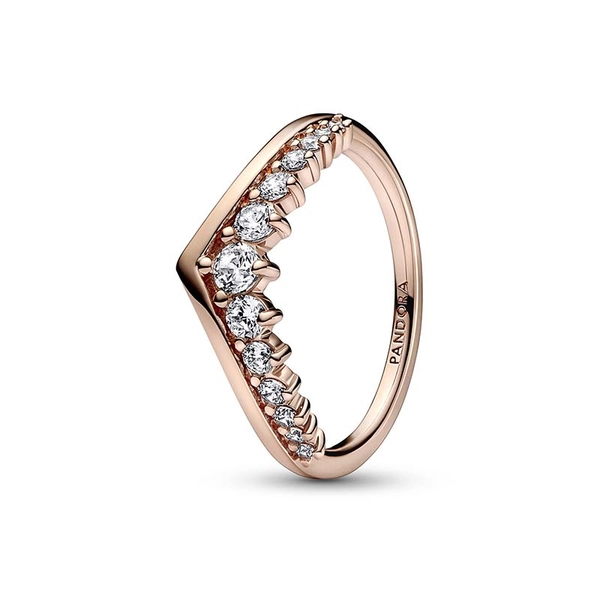 Pandora Timeless Wish Floating Pavé Ring Rosé - PANDORA - Suuri valikoima & ilmainen lahjapaketointi - Nordicspectra.fi