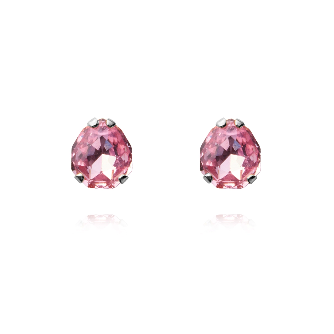 Caroline Svedbom - Mini Carlotta Earrings Rhodium Light Rose