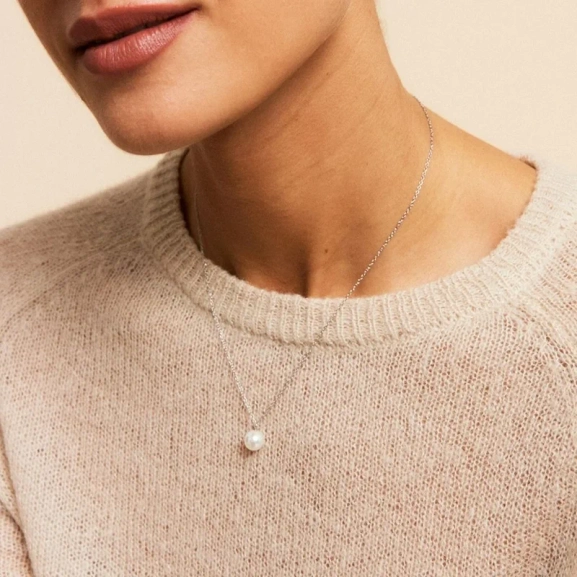 Lilian Necklace L Steel - Edblad - Snabb leverans - Gratis paketinslagning