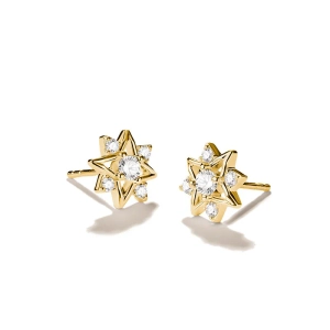 Funkelnde Sternohrringe Gold - Thomas Sabo - Nordic Spectra