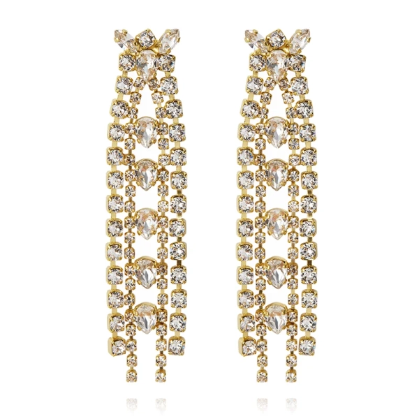 Petite Penelope Earrings Gold Crystal - Caroline Svedbom - Nopea toimitus ja lahjapakkaus - Nordic Spectra