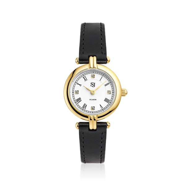 Bianca Uhr in Schwarzgold