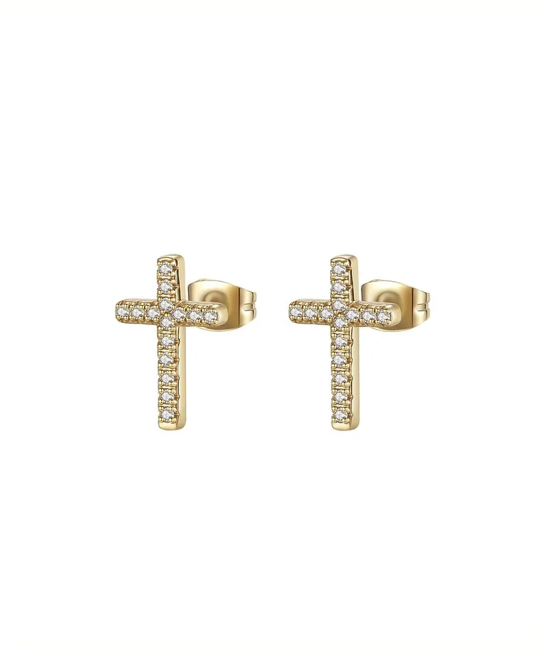 CROSS Crystal Studs Guld - Astrid & Agnes - Nordic Spectra