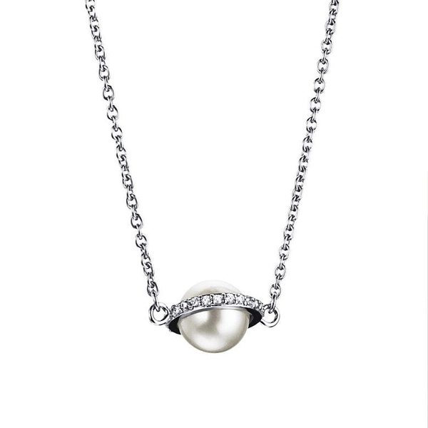 Day Pearl & Stars Necklace White Gold von Efva Attling, Schneller Versand - Nordicspectra.de