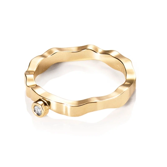 Future Perfect Star Ring Gold - Efva Attling - Vigsel- & Förlovningsringar