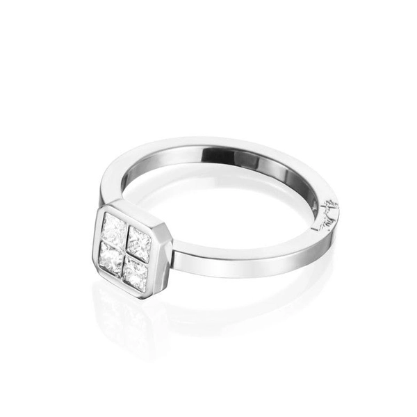4 Love Ring 0.40 ct White Gold - Efva Attling ringar - Snabb frakt & paketinslagning - Nordicspectra.se