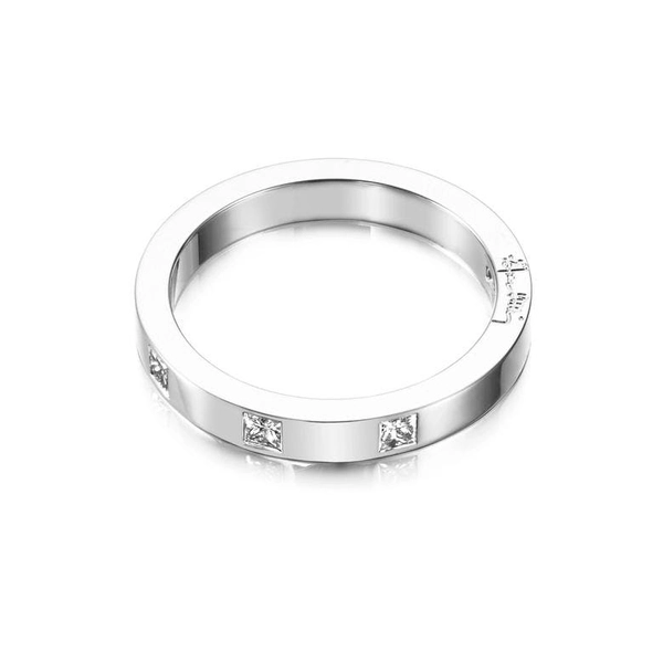 High & I Love You On Top Thin Ring White Gold - Efva Attling ringar - Snabb frakt & paketinslagning - Nordicspectra.se