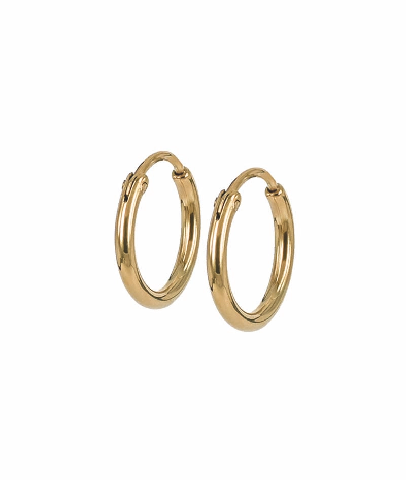 MAXI Örhängen 16 mm Guld - Astrid & Agnes - Snabb frakt & paketinslagning - Nordicspectra.se