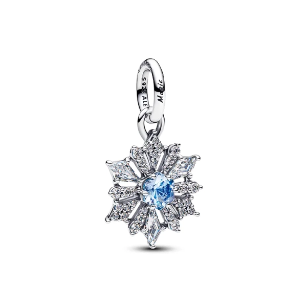 Disneyn Frozen Queen Elsa -lumihiutaleriipus sterlinghopeaa