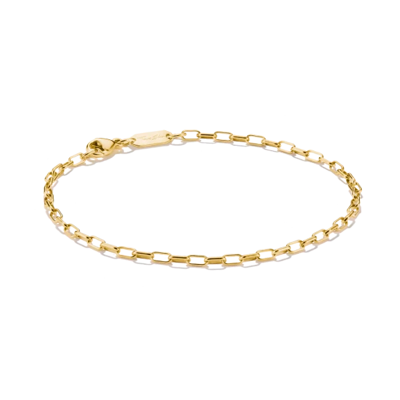 Paperclip Bracelet Steel Gold - Thomas Sabo - Suuri valikoima & ilmainen lahjapaketointi - Nordic Spectra