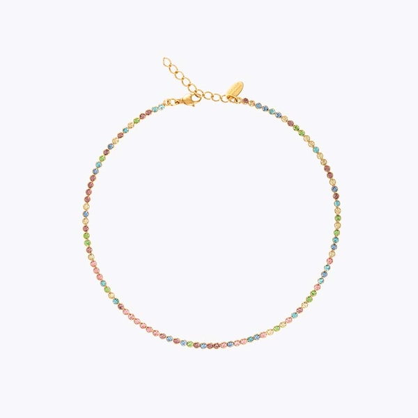 Siri Necklace Gold Pastel Combo - Caroline Svedbom - Snabb leverans - Nordic Spectra