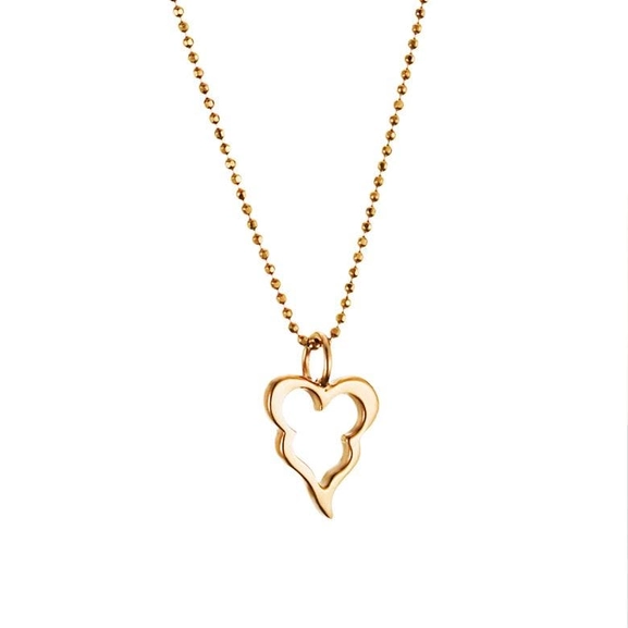Little Crazy Heart Pendant Gold - Efva Attling - Suuri valikoima & ilmainen lahjapaketointi - Nordicspectra.fi