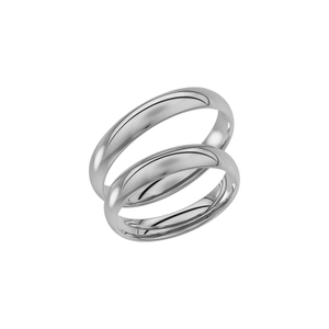 92-4 White Gold - Wedding & engagement rings - Schalins - Scandinavian design - Nordic Spectra
