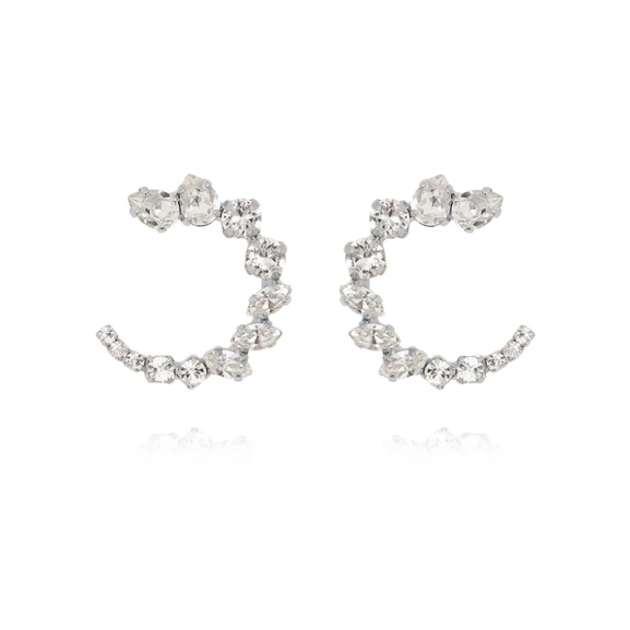 Mini Angie Earrings Rhodium Crystal - Caroline Svedbom - Nopea toimitus ja lahjapakkaus - Nordic Spectra