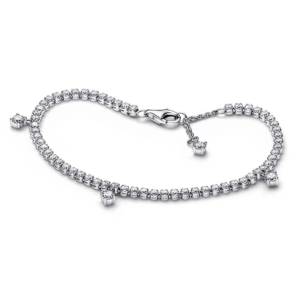 Funkelnde Tropfen Tennisarmband von PANDORA, Schneller Versand - Nordicspectra.de