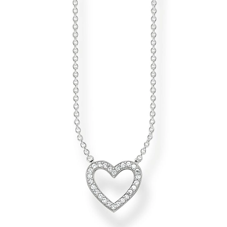 Thomas Sabo - Glittrande Hj&auml;rta Halsband