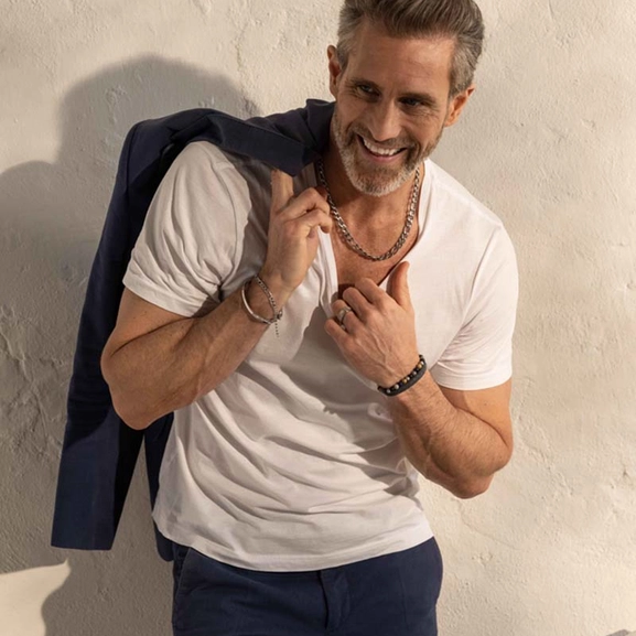 MIKE Armband Stål/Blå - AROCK - Snabb frakt & paketinslagning - Nordicspectra.se