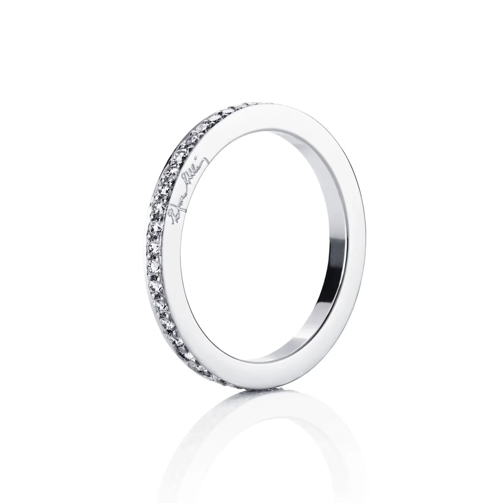 Efva Attling - Stars & Signature Thin Ring White Gold