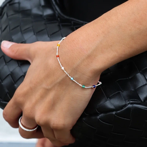 Santa Monica Bracelet Silver - Syster P - Snabb leverans & Gratis paketinslagning - Nordic Spectra