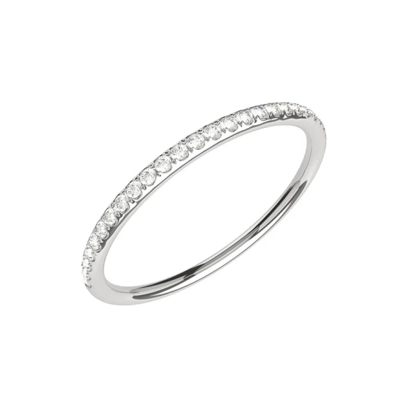 Aure 25 White Gold - Wedding & engagement rings - Schalins - Scandinavian design - Nordic Spectra