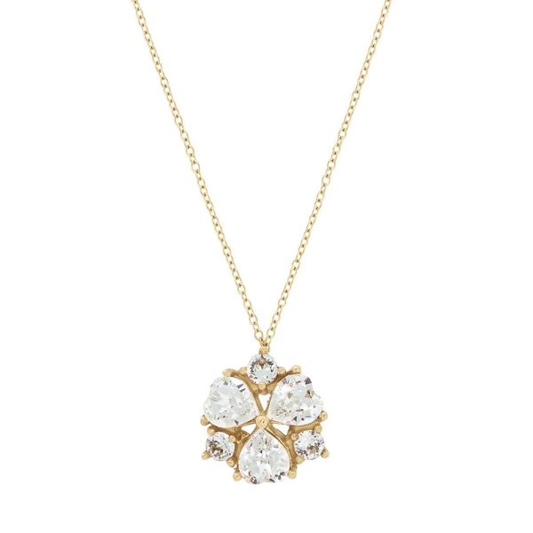 Heart Sparkle Necklace Gold - Edblad - Snabb frakt & paketinslagning - Nordicspectra.se