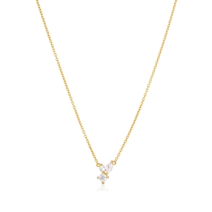 Adria Tre Piccolo Halsband Guld från Sif Jakobs