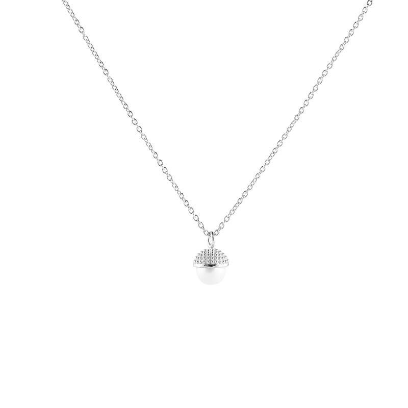 CU Jewellery - Pearl Bubble Short Necklace Silver