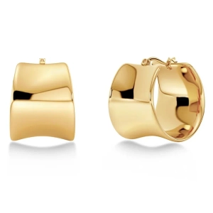 Örhängen Cane Hoops L Gold från Edblad