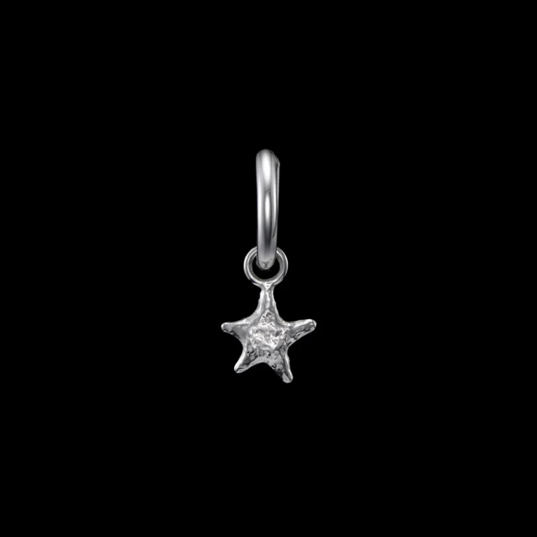 Tiny Tuvstarrs Star Earring i 925 sterlingsilver med frihängande stjärna
