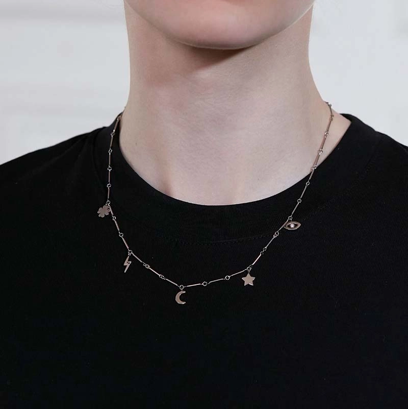 Charm Necklace Multi Steel - Edblad - Snabb frakt & paketinslagning - Nordicspectra.se