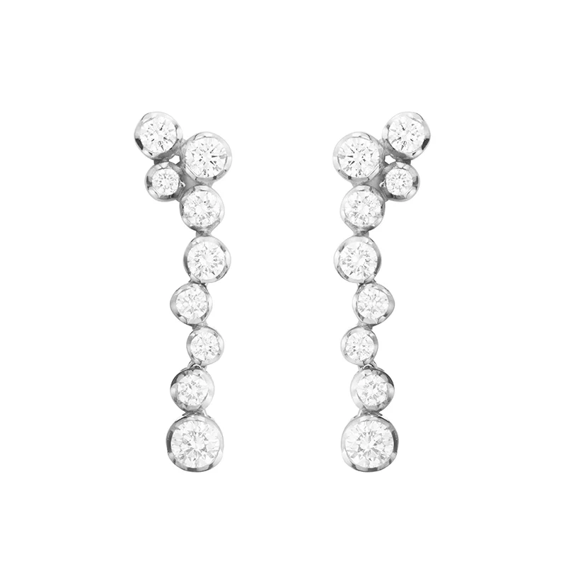 Georg Jensen - Georg Jensen Signature Diamonds 0.62 ct Örhängen Vitguld