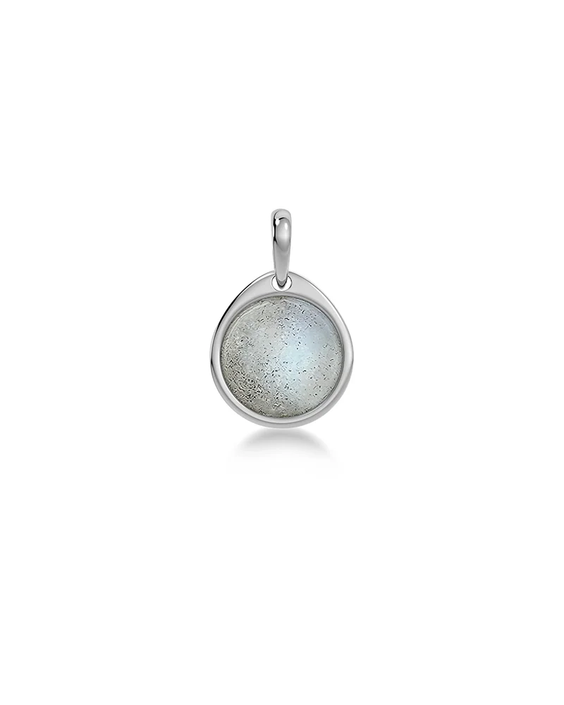 Edblad Birthstone Charm Silver halsband herr – bild 9