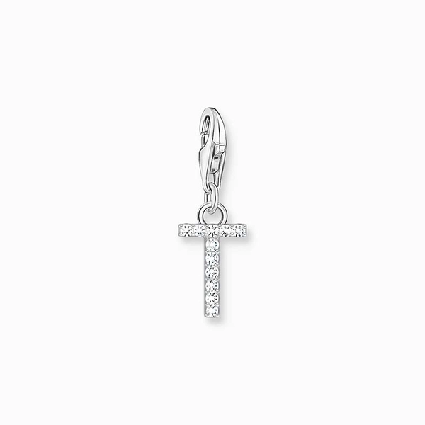 Kirjain T Kivillä Hela - Thomas Sabo - Suuri valikoima & ilmainen lahjapaketointi - Nordic Spectra