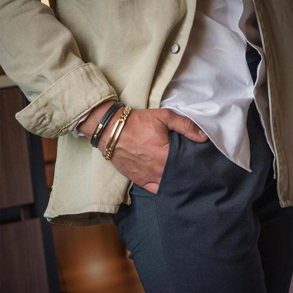 BENJAMIN Kedja Armband Guld - AROCK - Snabb frakt & paketinslagning - Nordicspectra.se