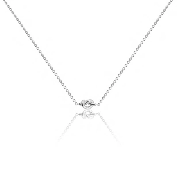 Knot Necklace Silver - Sophie By Sophie - Snabb frakt & paketinslagning - Nordicspectra.se