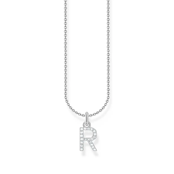 Kette mit Buchstaben-Anhänger R - Thomas Sabo - Nordic Spectra