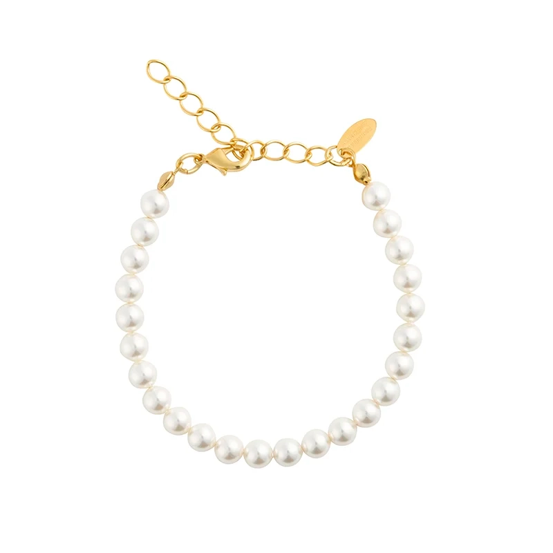 Caroline Svedbom - Pearl Bracelet Gold Pearl
