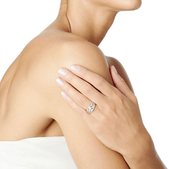 You & Me Too Ring White Gold - Efva Attling ringar - Snabb frakt & paketinslagning - Nordicspectra.se