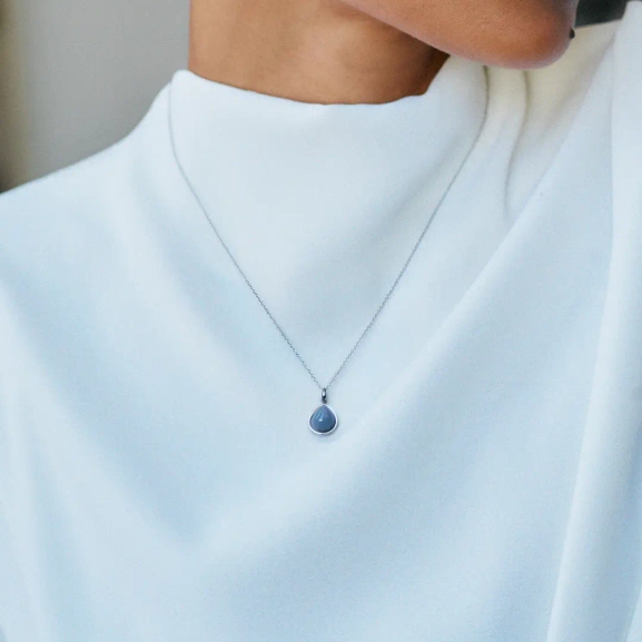 Agatha Necklace Grey Steel - Edblad - Snabba leveranser - Gratis paketinslagning