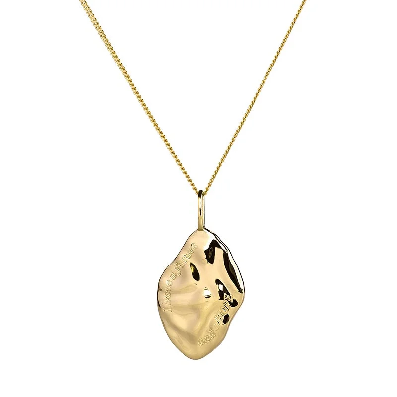Emma Israelsson - Pebble Necklace Large Gold