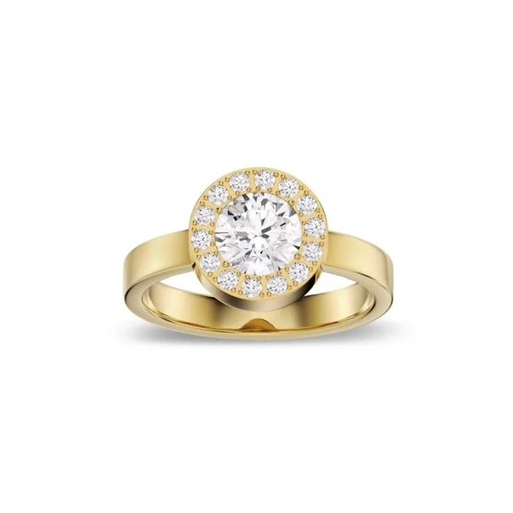 Thassos Ring Gold - Edblad - Snabb leverans - Gratis paketinslagning