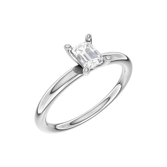 Aure 10D White Gold - Wedding & engagement rings - Schalins - Scandinavian design - Nordic Spectra