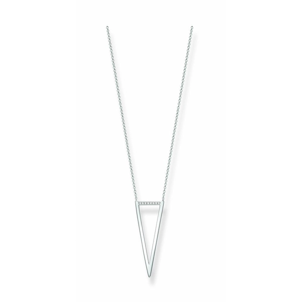 Stor Triangel Diamanthalsband - Thomas Sabo halsband - Snabb frakt & paketinslagning - Nordicspectra.se