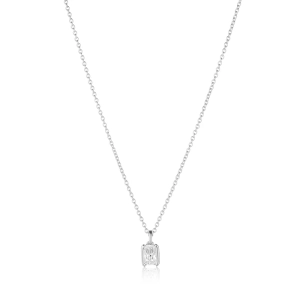 Roccanova Piccolo Halsband i silver med gnistrande Cubic Zirconia-stenar från Sif Jakobs