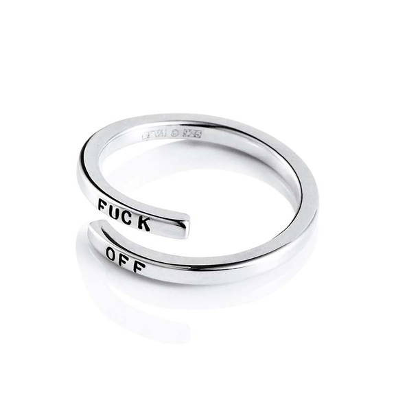 Fuck Off With A Twist Ring von Efva Attling, Schneller Versand - Nordicspectra.de