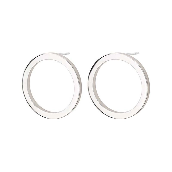 Circle Earrings Small Steel - Edblad - Snabb frakt & paketinslagning - Nordicspectra.se